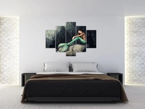 Kép - Hableány a sziklán (150x105 cm)
