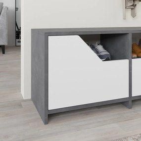 Nexus Shoe Cabinet - Grey, White