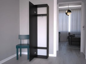 Duo tükrös szekrény, fekete