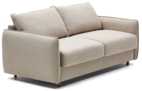 Bézs kinyitható kanapé 185 cm Carlota – Kave Home