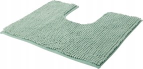 Zsenília Fürdőszoba Szőnyeg WC-hez Zöld Vastag