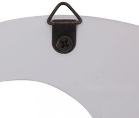 fehér WELCOME" feliratú fali fogas 74 x 29,5 cm"