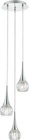 Dar Lighting LYALL LYA0350 Függőlámpa 3x40W/G9