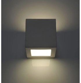 Sollux SL.0005 - LEO fali lámpa 1xE27/60W/230V fehér