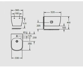 AREZZO design CHARLTON függesztett bidet AR-403