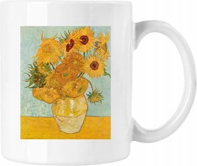 Van Gogh Művészeti bögre Napraforgó Fehér 330ml