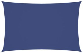 kék téglalap alakú oxford-szövet napvitorla 5 x 8 m