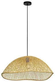 Eglo 390236 - Csillár zsinóron SAMBUCONA 1xE27/40W/230V átm. 72 cm bambusz