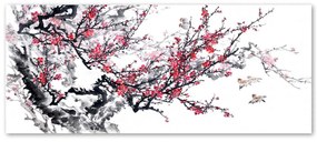 Gario Vászonkép Japán cseresznyevirágok Méret: 150 x 50 cm