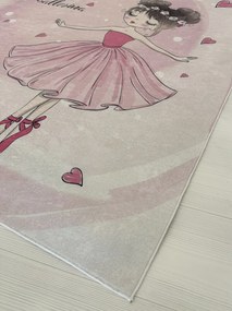 Balerina mintás gyerekszőnyeg 130x180 cm