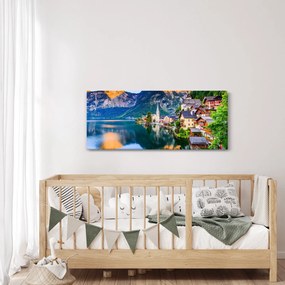 Kép - Alpesi falu (120x50 cm)
