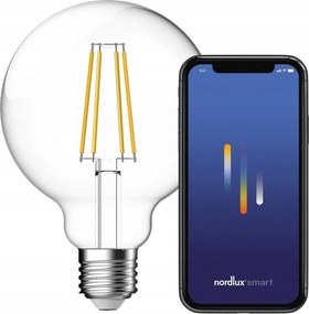 Nordlux Smart E27 G95 2200-6500K 4.7W 650lm szabályozható fényerejű izzó