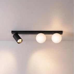 Brilagi - SELE BALL spotlámpa 1xGU10/30W/230V + 2xG9/10W fekete