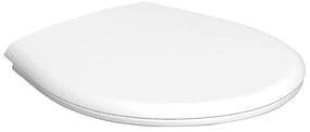 KOLO Idol WC-ülőke, Termoplast, műanyag zsanérral, fehér