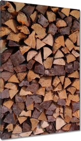 Vászonkép 80x120 Kandalló fa