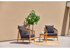 Natúr színű tömörfa kerti fotel Bora Bora – Hartman