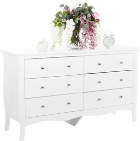 ETKIN komód, fehér