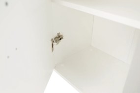 Nappali bútor, fehér/szürke, GENTA