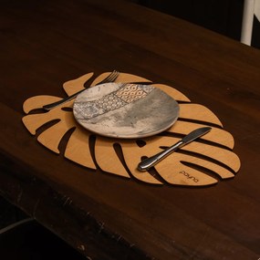 Monstera tálca, méz, 36×36 cm – TR790PYN1121