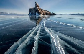 Művészeti fotózás Lake Baikal is a frosty winter, Evgeniy Ivanov, (40 x 26.7 cm)