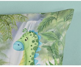 Zöld egyszemélyes-hosszabbított pamut gyerek ágyneműhuzat 140x220 cm Dani – Good Morning