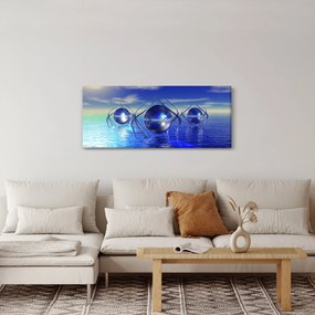 Absztrakció kép - víz (120x50 cm)