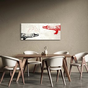 Kép - krokodilok (120x50 cm)