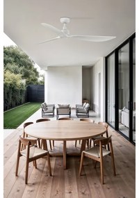 FARO 34363WT - Mennyezeti ventilátor OUTWOOD L fehér átm. 150 cm WT IP44 + távirányító