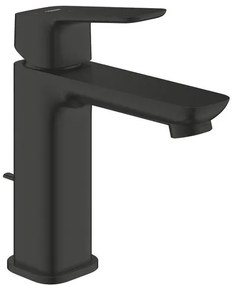 Mosdó csaptelep GROHE Cubeo leeresztőszeleppel fekete matt 1017562430