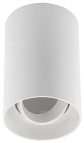 Lámpa Mennyezeti lámpatest RESTO, PC, φ80x125mm, IP20, max 20W, kör, fehér