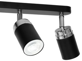 Spotlámpa RENO 3xGU10/8W/230V fekete/króm
