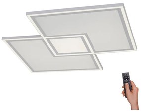 Leuchten Direkt 14855-16-LED Dimmelhető mennyezeti lámpa EDGING LED/51W/230V+ távirányító