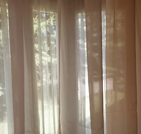 Angéla Organza Függöny 250 x 300 cm Barack