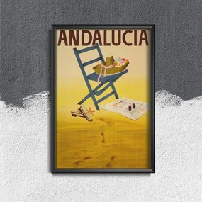 Retro plakát Retro plakát Andalúzia Spanyolország