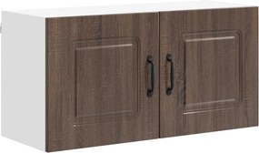 vidaXL Konyhaszekrény Kalmar Barna Tölgy 80 x 31 x 40 cm Faanyag