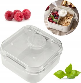 Uzsonnás Doboz Műanyag 1.6 L Fehér