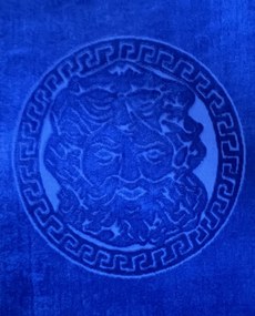 Poseidon királykék strandtörölköző