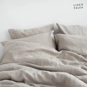 Krémszínű egyszemélyes len ágyneműhuzat 135x200 cm – Linen Tales