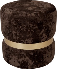Ring puff - arany gyűrű - E60 - barna bársony R