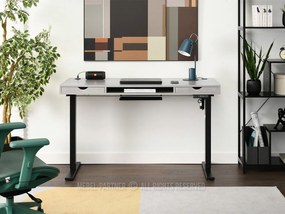 PC asztal Osto 140 (beton + fehér). 1109836