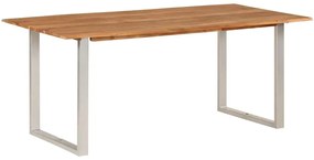Tömör akácfa étkezőasztal 180 x 90 x 76 cm