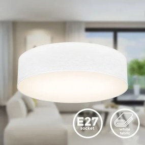 Mennyezeti lámpa 2xE27/40W/230V átm. 38 cm fehér