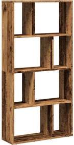 vidaXL antik fa színű szerelt fa könyvespolc 60 x 20 x 120,5 cm