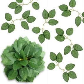 Mesterséges zöld levelek mesterséges rózsa levelek mesterséges levelek