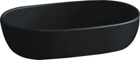 Mexen Viki 59 x 40 cm-es, fekete fényes pultra szerelhető mosdó - 21056070