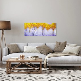Sárga fák képe (120x50 cm)