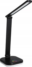 LED RGBW dimmelhető asztali lámpa vezeték nélküli töltéssel LED/7W/5V USB fekete