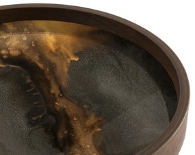 Bio mosdótálca - üveg - bronz - kerek - L - Ethnicraft
