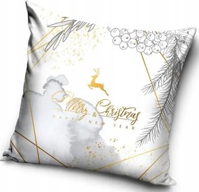 Karácsonyi Párna Karácsonyi Rénszarvas Gömbök Boglárka Töltelék Betét