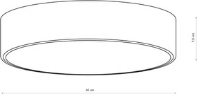 Brilagi - Mennyezeti lámpa CLARE 3xE27/24W/230V átmérő 40 cm khaki